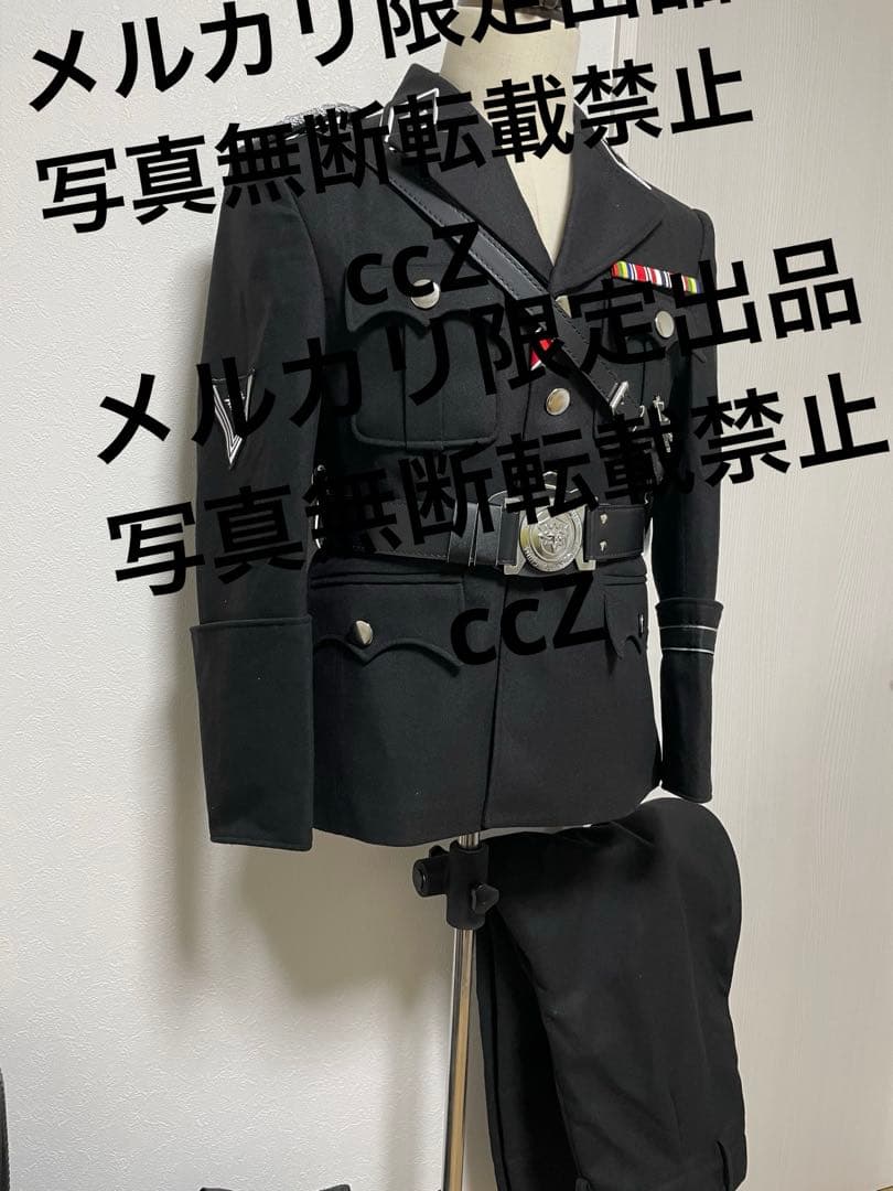 ドイツ軍　青年将校　エリート軍装　上下、軍帽セット