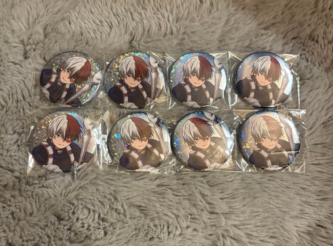 僕のヒーローアカデミア　オープンスクール　缶バッジ　轟焦凍　カップケーキ　レア