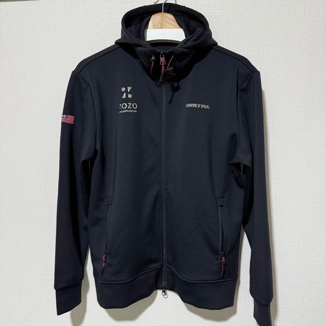 極美品 BRIEFING ZOZO 3D LOGO ジップ パーカー