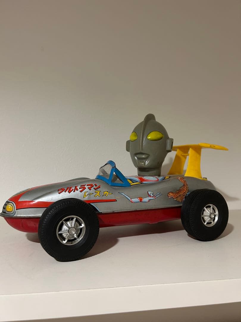 【全長30cmデカい】　ウルトラマン　ソフビ　ブリキ　当時物　昭和　増田屋