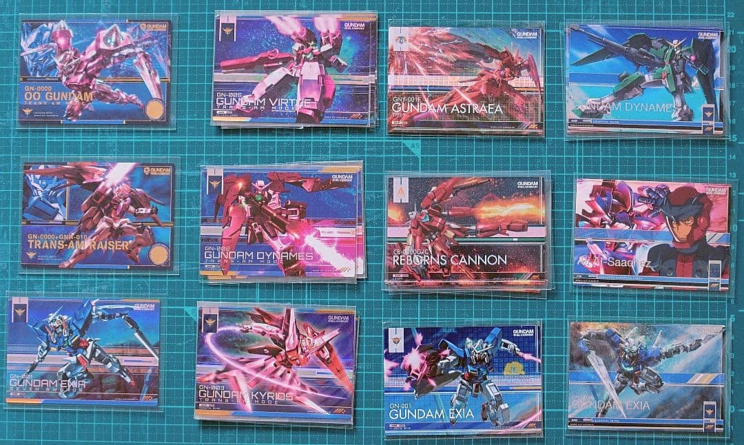 ガンダム　デュエルカンパニー　00＆00F　シリーズセット30枚