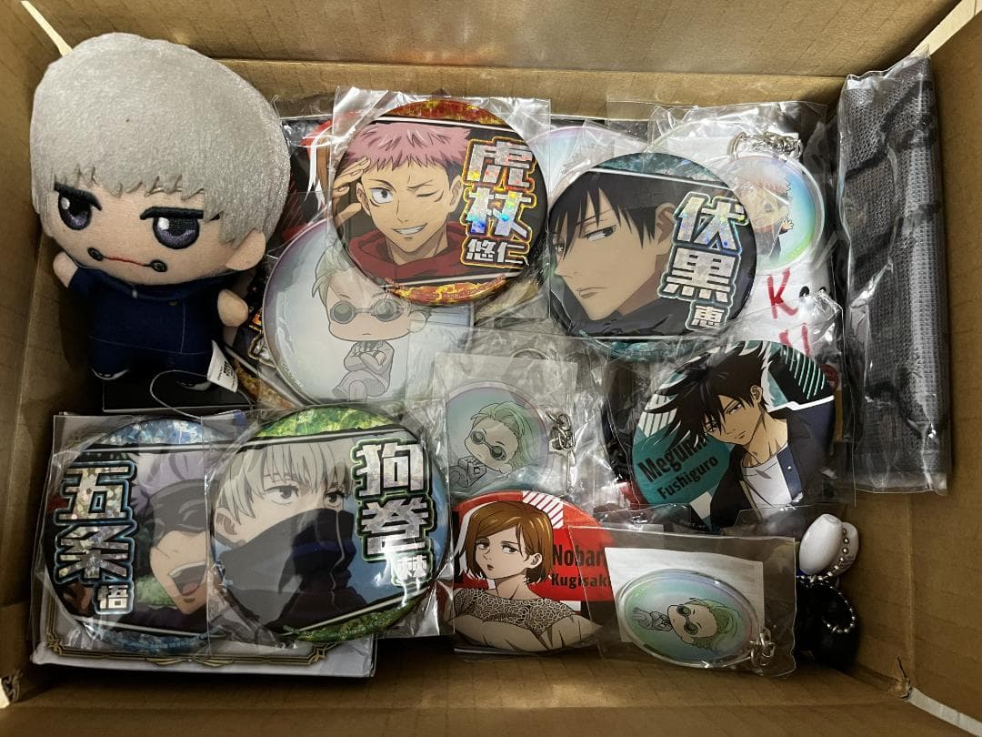 呪術廻戦レアグッズ含む◇まとめ売り50点！五条悟伏黒恵缶バッジアクスタ・一番くじ