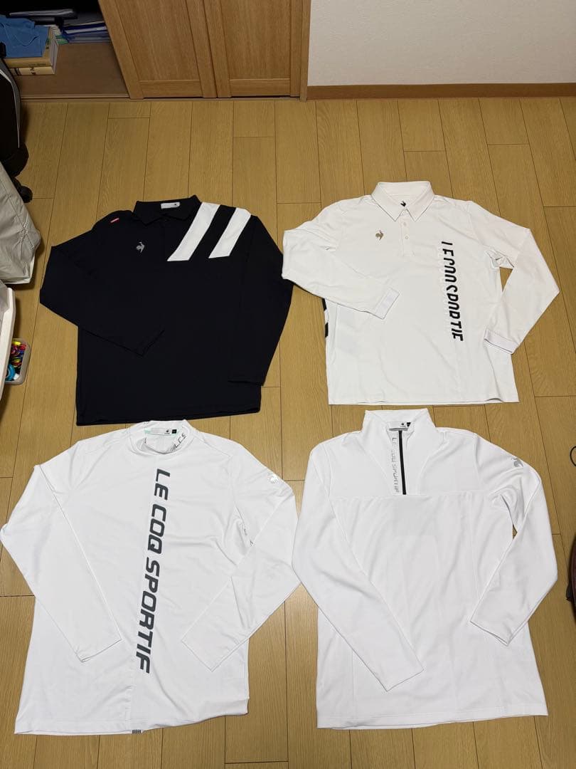 【LL】ルコックRIJOUME 極上4点SET モックネック＆ポロ コレクション