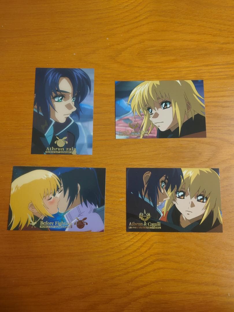 ガンダムseedフォトコレクション　アスラン　カガリ　パラレル4種