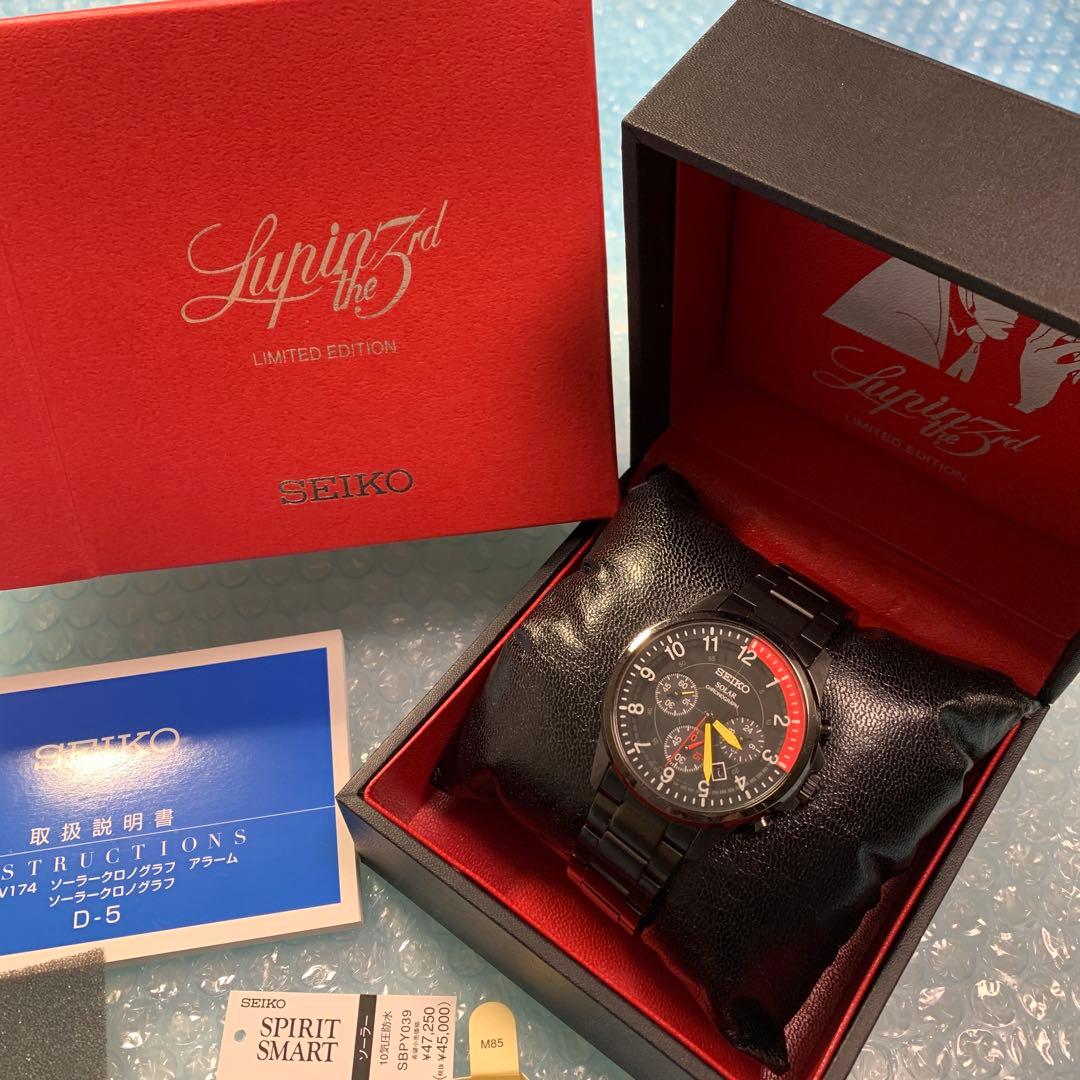 ルパン三世 SEIKO 腕時計　ソーラー クロノグラフ　ウォッチ