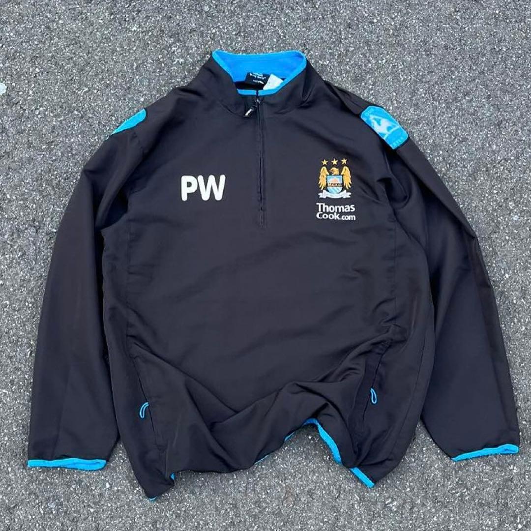 【ヴィンテージ】マンチェスターシティ　ハーフジップ　ジャケット　ルコック