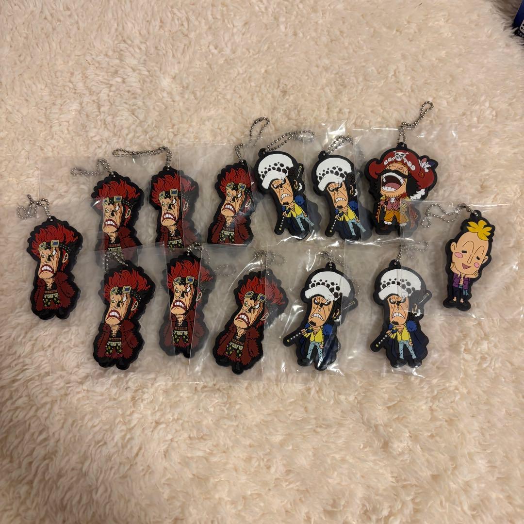 ワンピース 赤鞘九人男 一番くじ ロー キッド マルコ ロジャー ストラップ