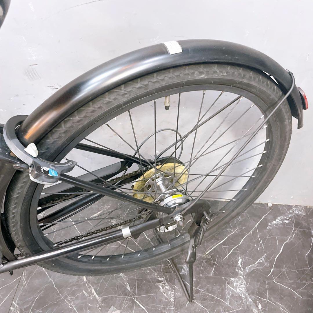 引き取り価格 荷物台【981】《限定》ママチャリ LEVOLTE ブラック