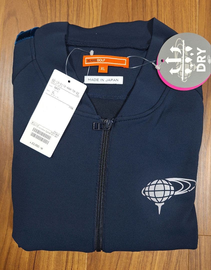 BEAMS GOLF ネイビー DRY機能付きジャケット XL 日本製