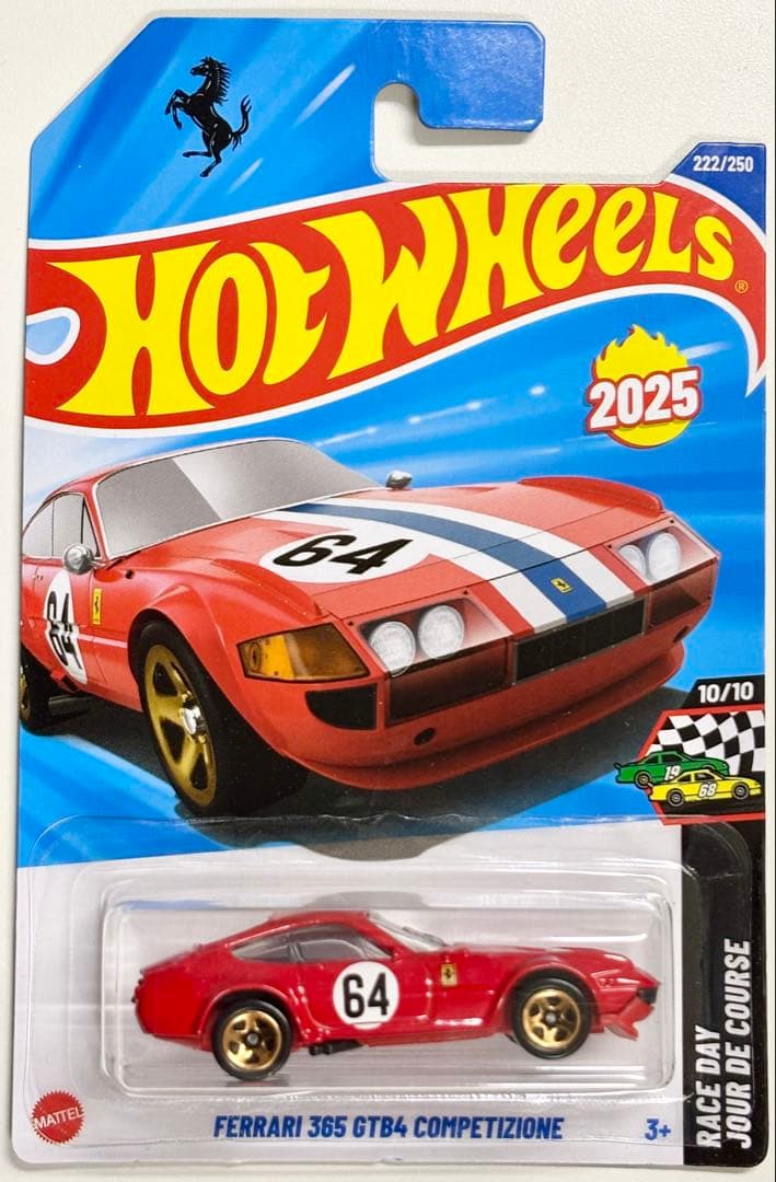 ホットウィール(4点) フェラーリ SF90、F40、365GTB4、499P