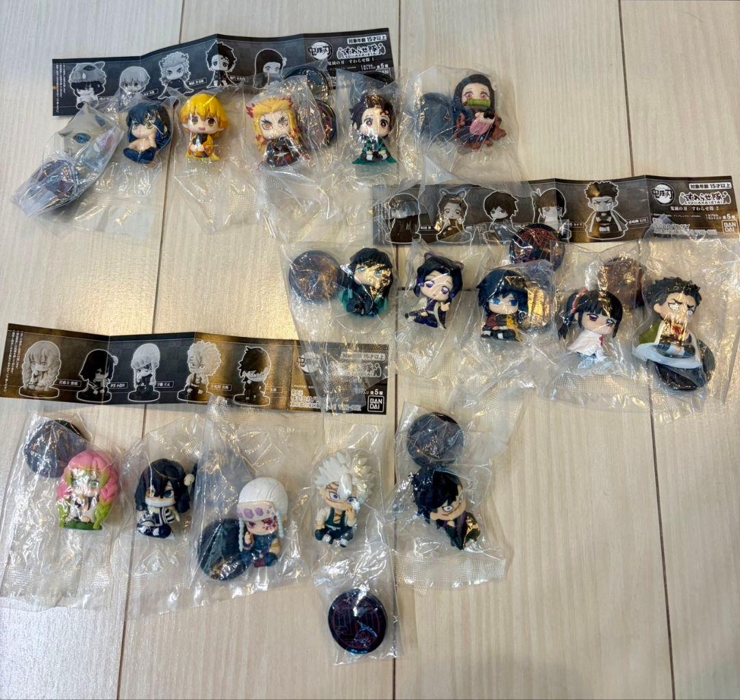 匿名配送　鬼滅の刃　すわらせ隊　1 2 3 15体コンプリートセット