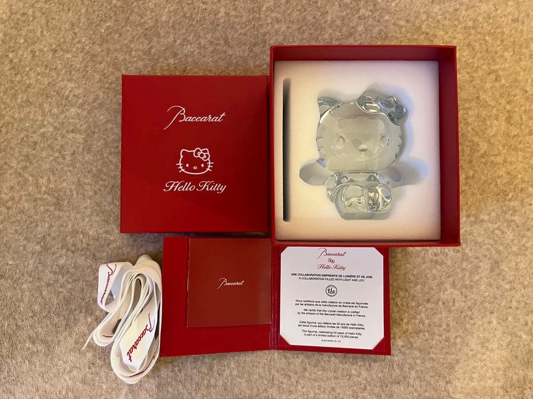 工芸品 BACCARAT X HELLO KITTY