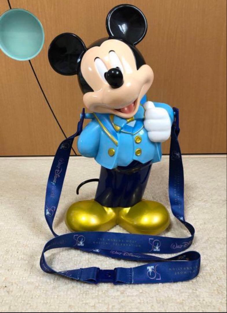 WDW 50th ミッキー　ポップコーン　バケット　ディズニー