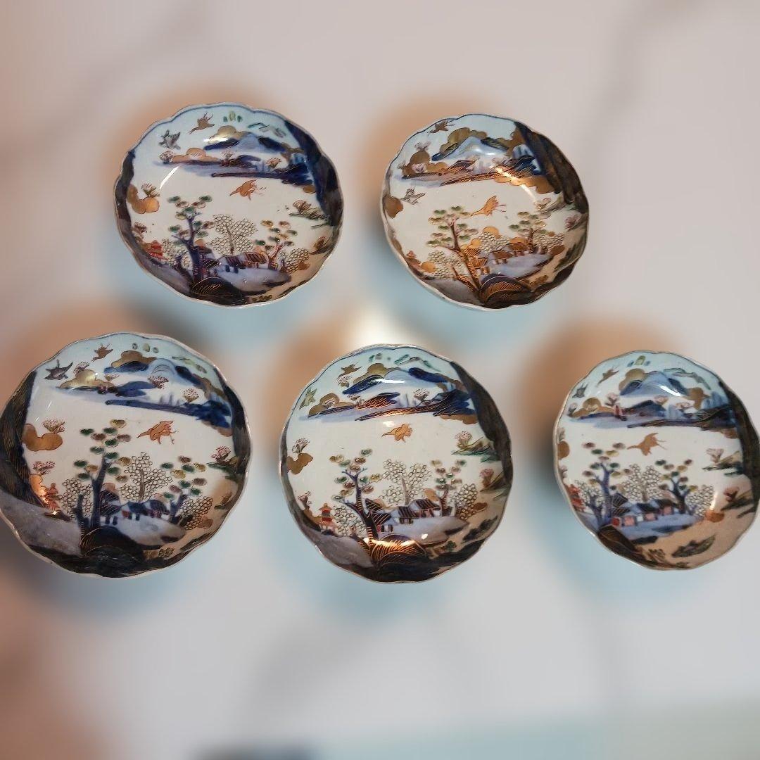 古伊万里 5枚セット