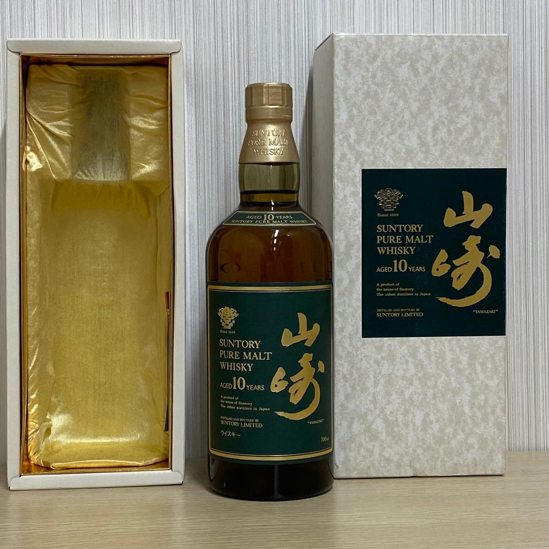 ★SUNTORY 山崎 10年 ピュアモルト グリーンラベル 750ml