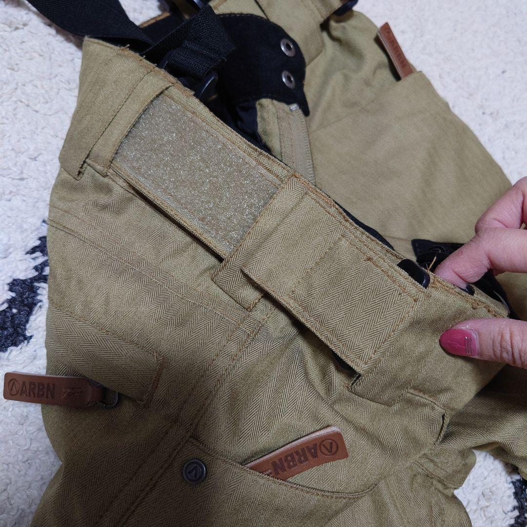 クイックシルバー　ARBN 150 迷彩柄 スノーボードウェア スキー　上下