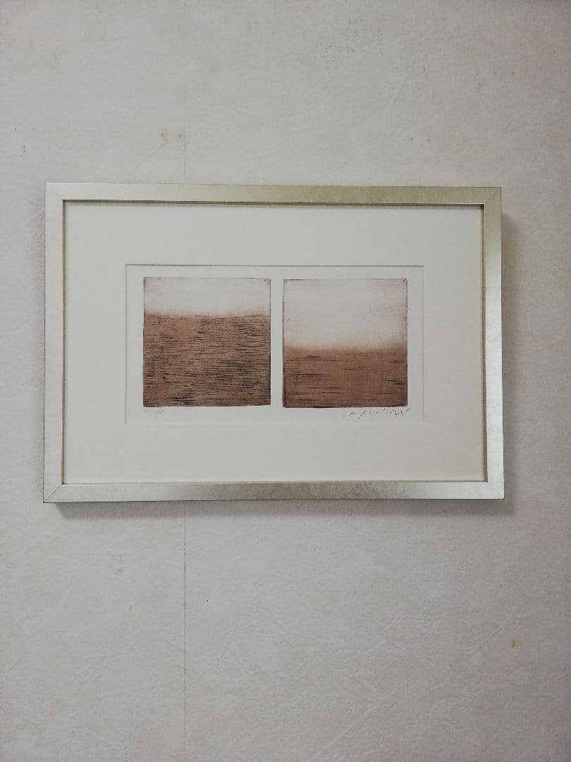 アート604　「ホライズンズ(ダークブラウン)」　インテリアコーディネート