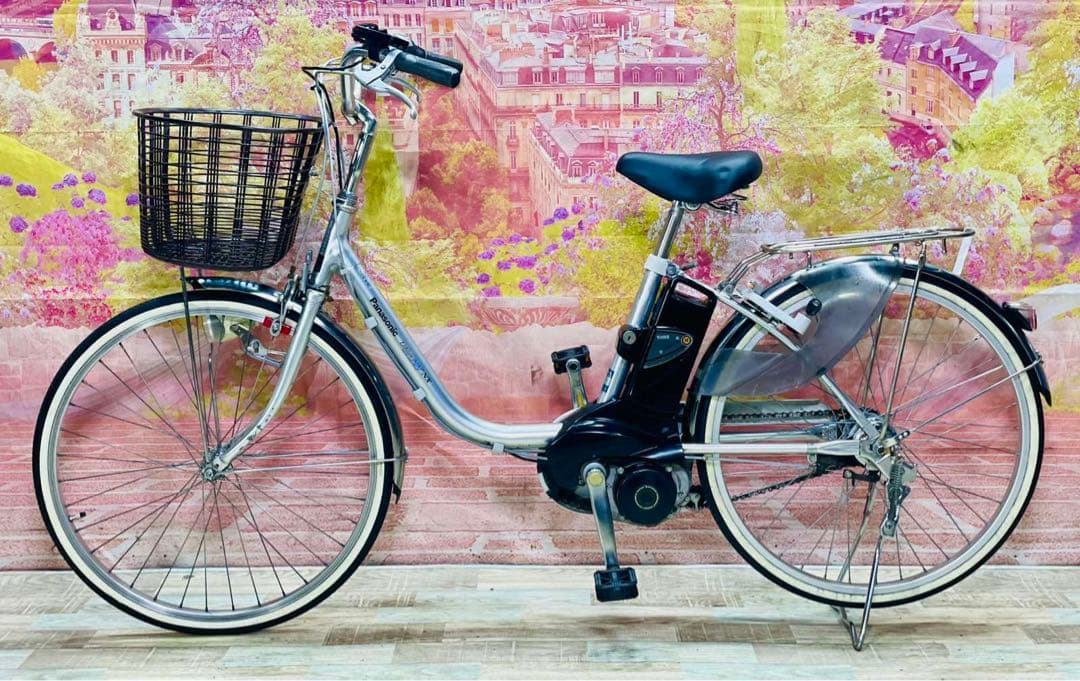 K2897 電動自転車パナソニック ママチャリ 24インチ 8.9Ah 送料無料