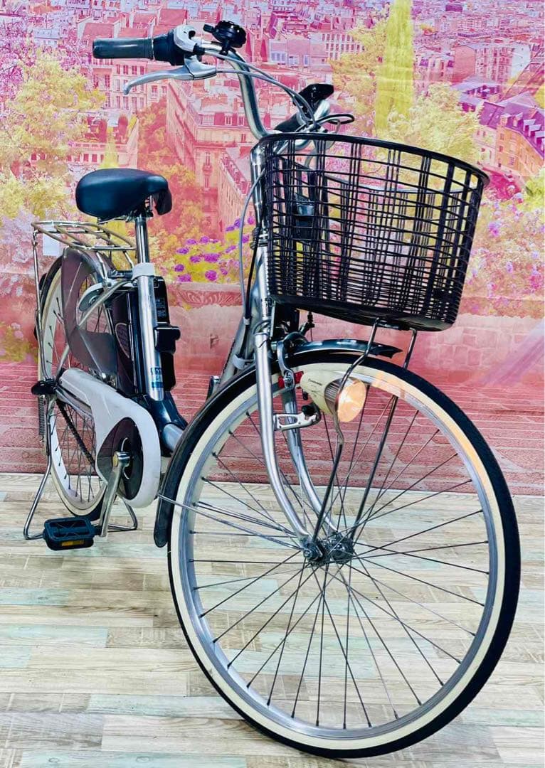 K2897 電動自転車パナソニック ママチャリ 24インチ 8.9Ah 送料無料