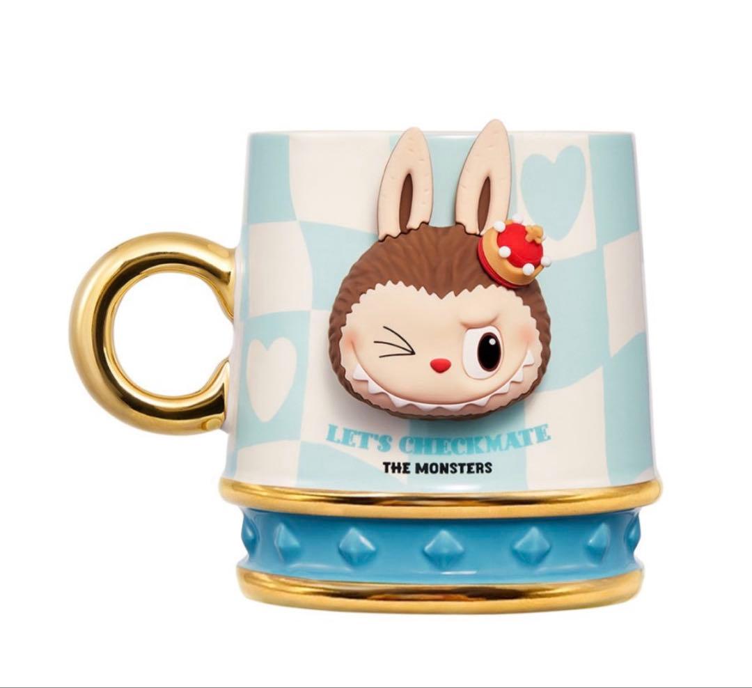ポップマート ザ モンスターズ レッツチェックメイトシリーズ マグカップ　ラブブ