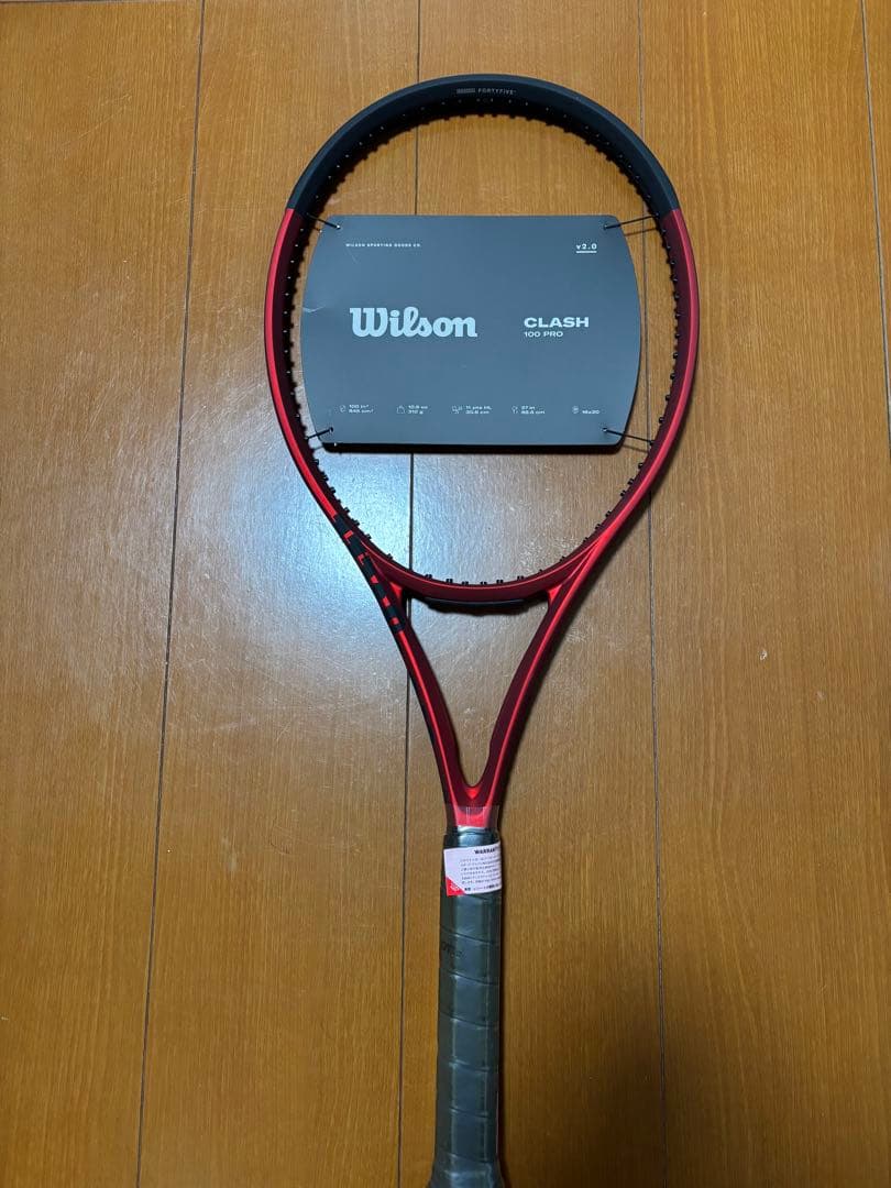 【新品未使用】Wilson CLASH 100 PRO v2.0硬式テニス