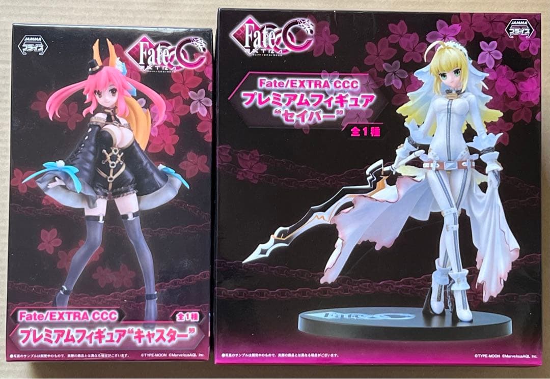 Fate/EXTRA CCC セイバーとキャスター2体セットプレミアムフィギュア