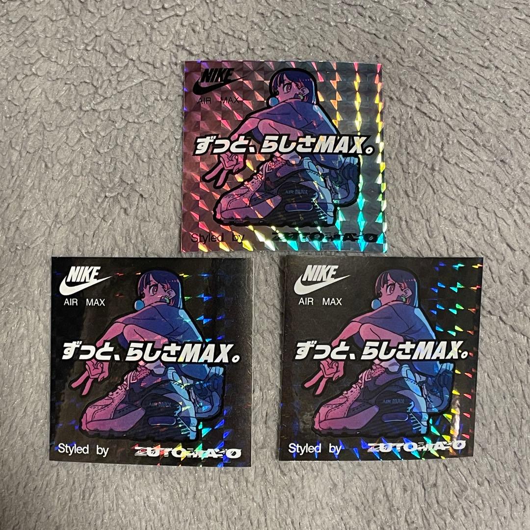 ナイキ　ずっと真夜中でいいのに。　ステッカー ABCマートずっと真夜中でいいのに