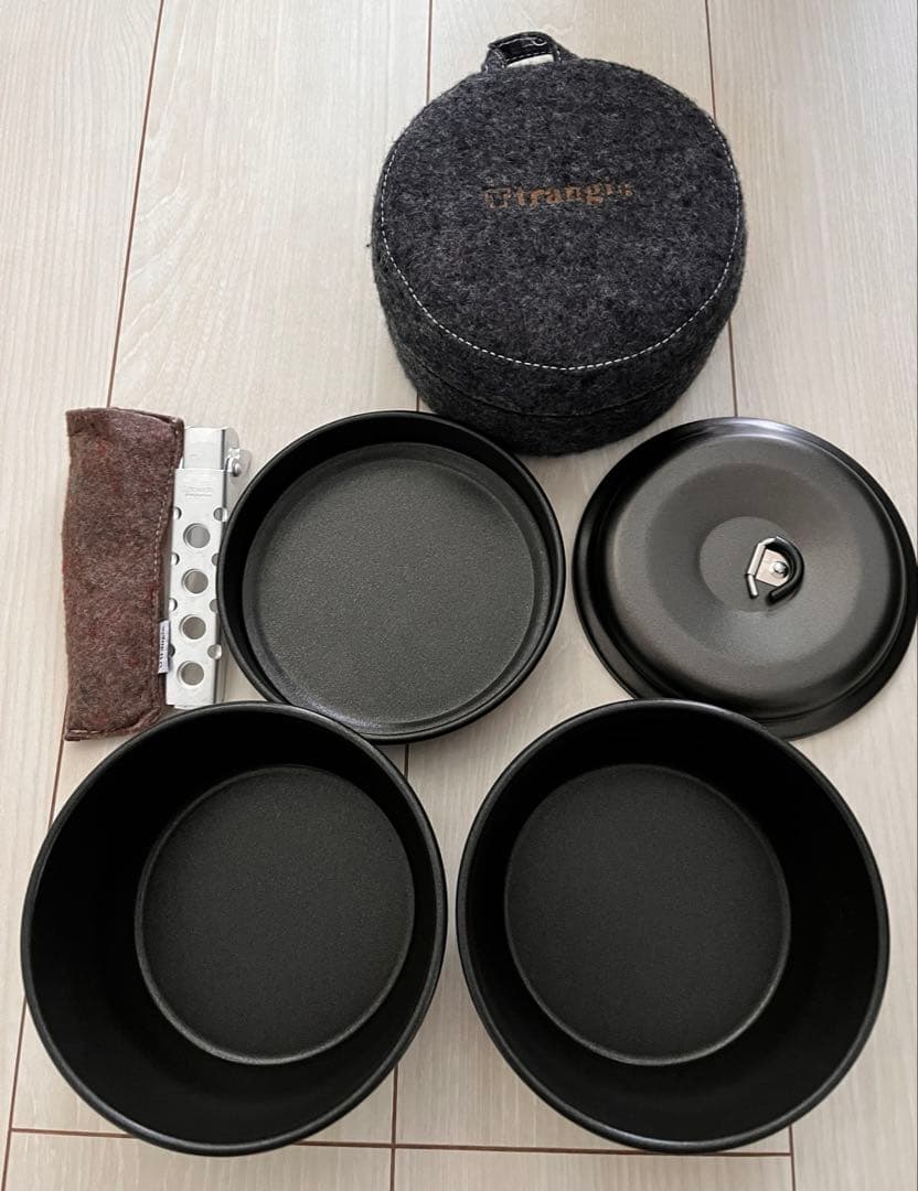美品☆トランギア(trangia) ツンドラ3　ブラック　ウールケース付き