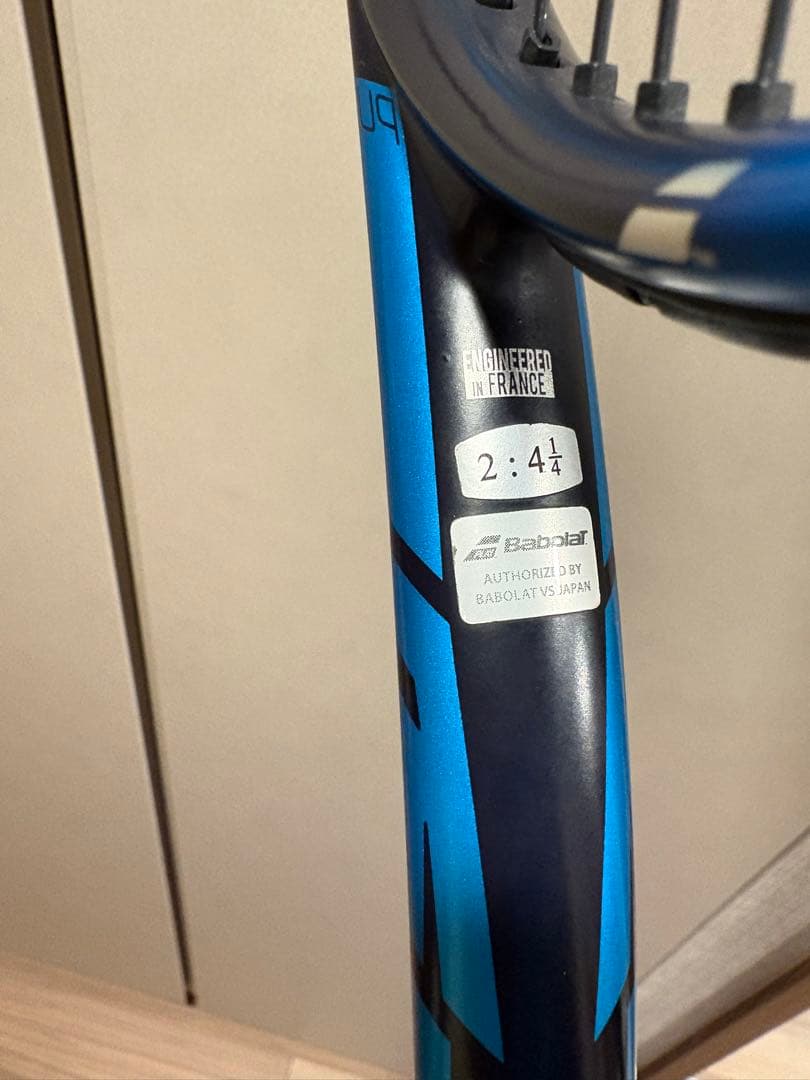 硬式テニスラケット　バボラピュアドライブ300g G2 スクールにて購入最終価格