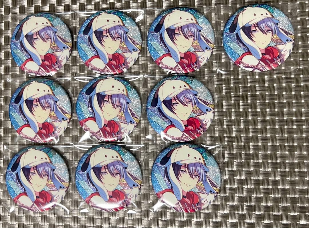 プロセカ グリッター 缶バッジ グリ缶 冬弥 サンリオ