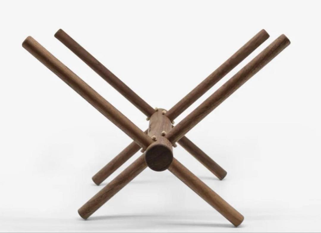 ウォールナットWWW_MAKINODAI 薪の台&専用ケースセット