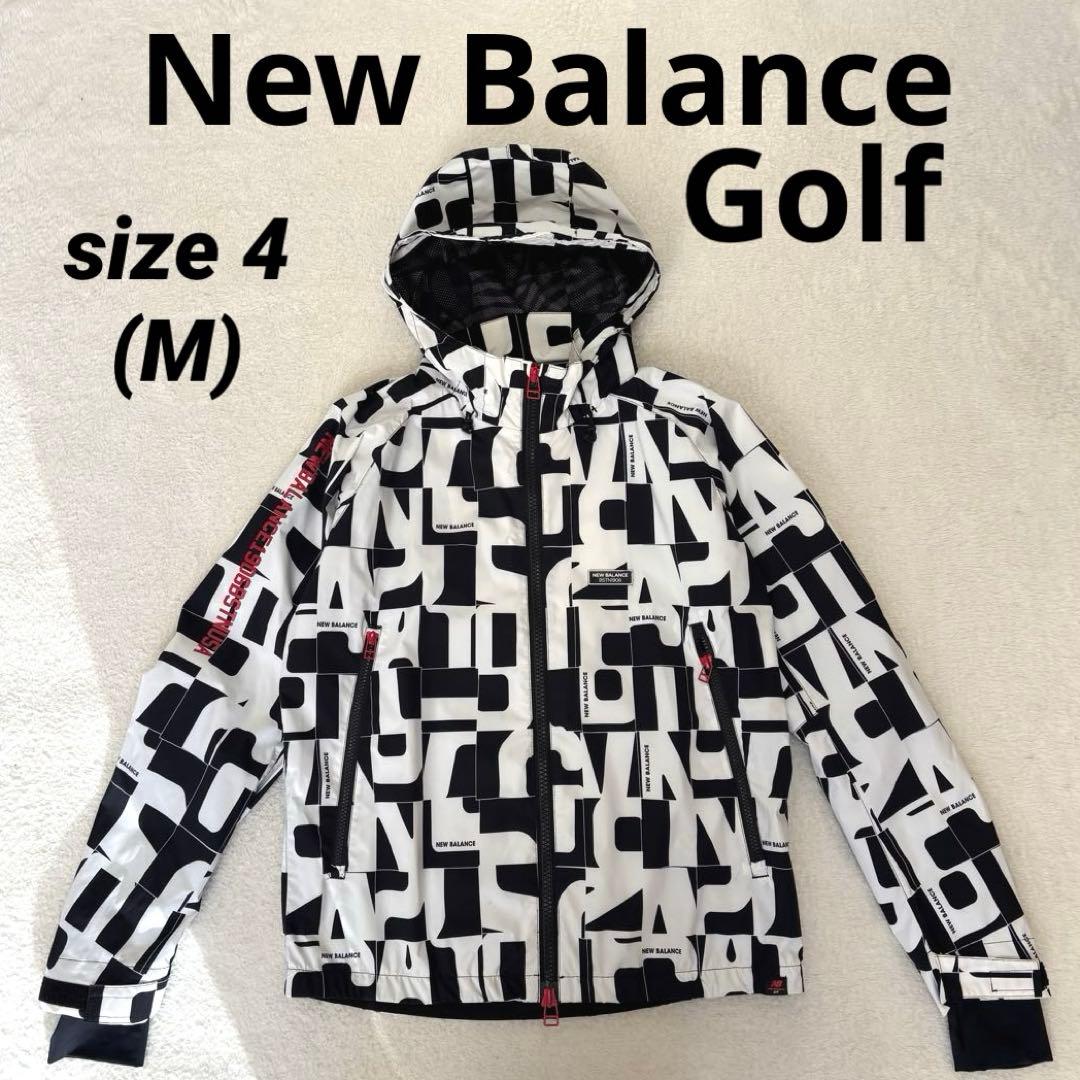 New Balance Golf 撥水防寒 フーディジャケット 総柄