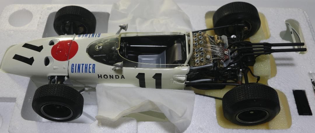 貴重タミヤ製ビックスケール１／12ホンダF1　1965年メキシコＧＰダイキャスト