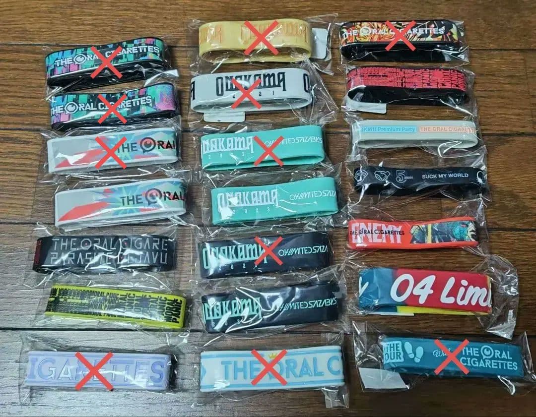 THE ORAL CIGARETTES ラバーバンド