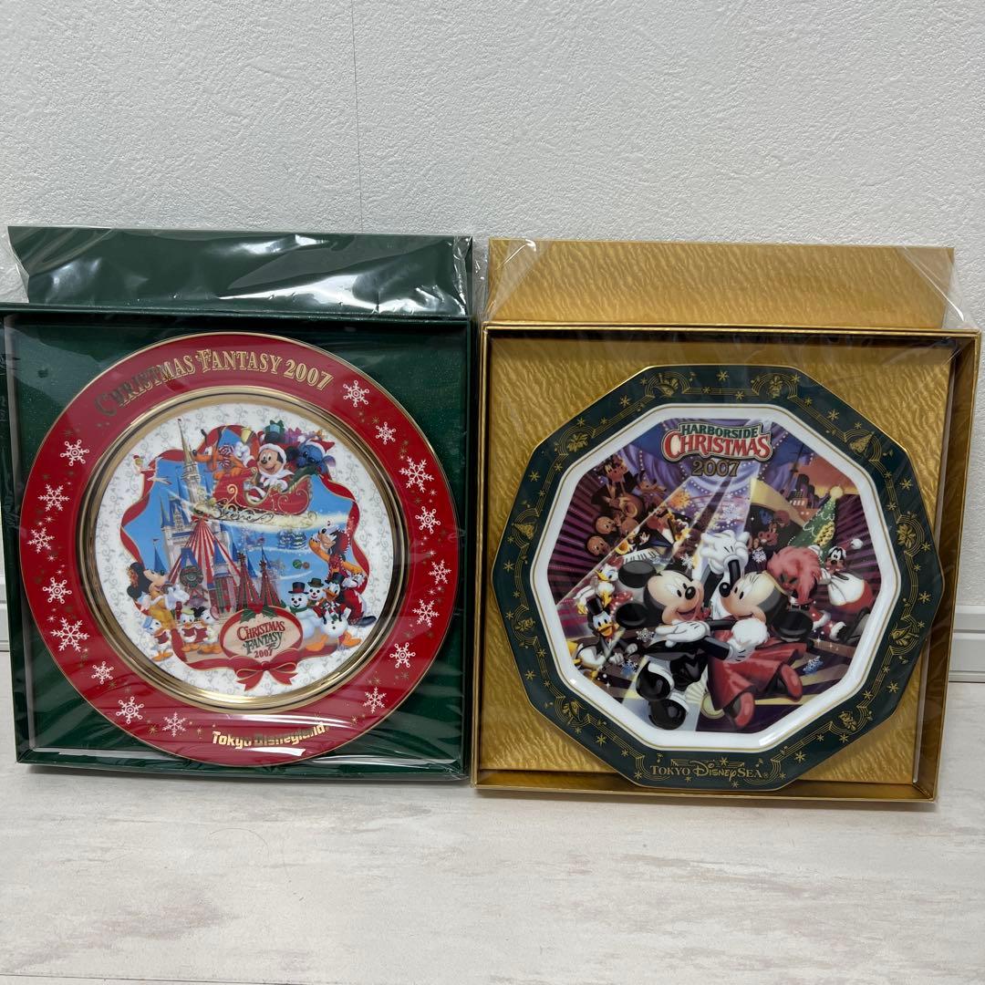 ディズニーランド、シープレートセット クリスマス 2007