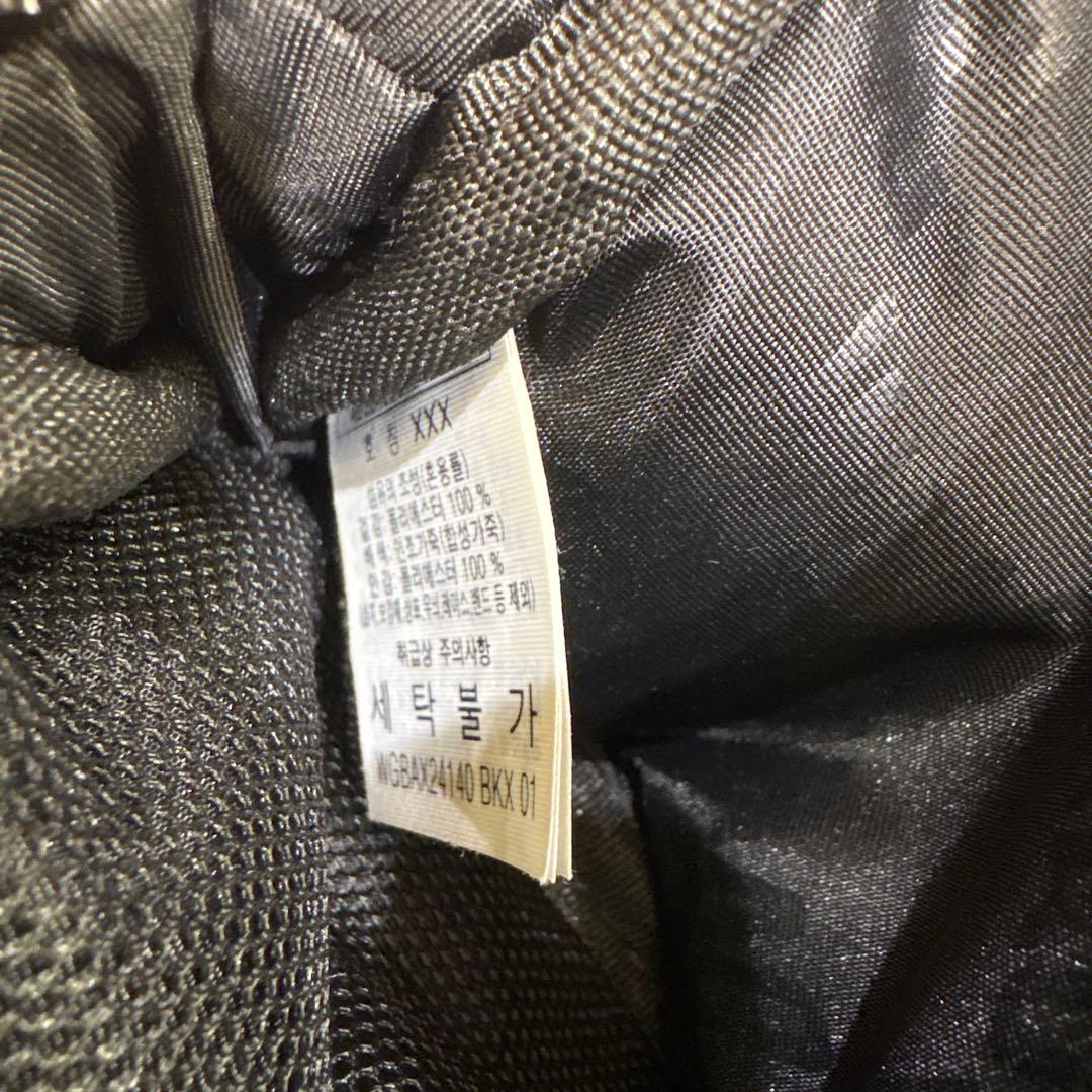 WAAC ゴルフ　ブラック ダブルジッパーバッグ