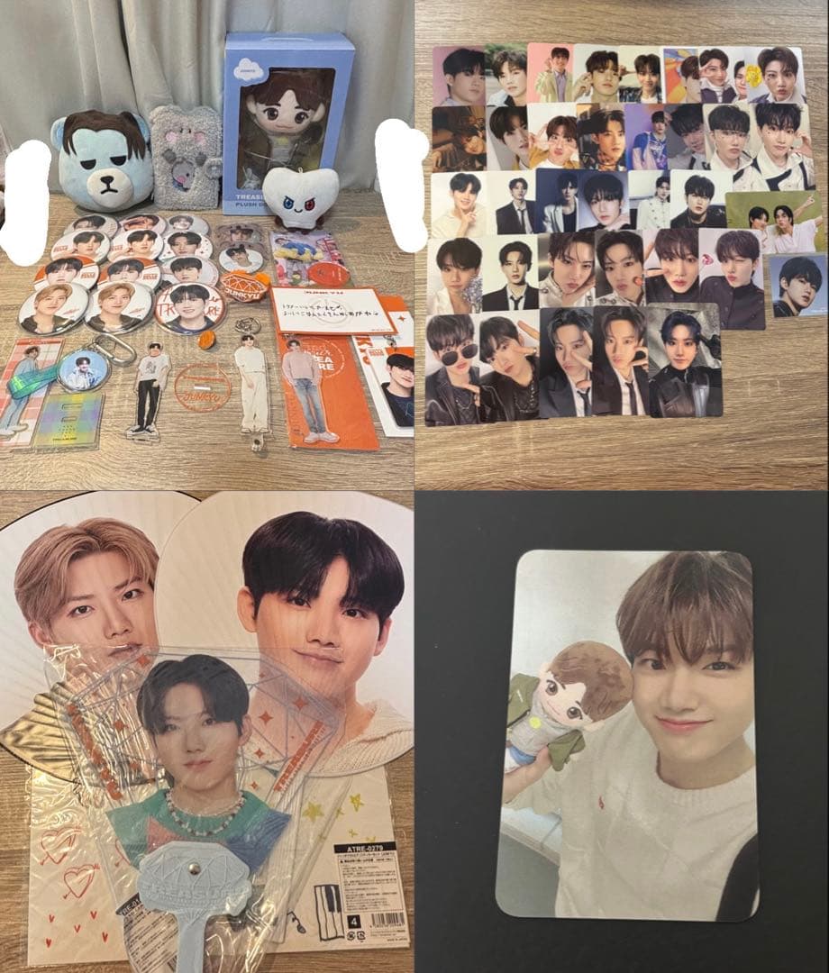 treasure トレジャー ジュンギュ グッズまとめ売り トレカ 缶バッジ