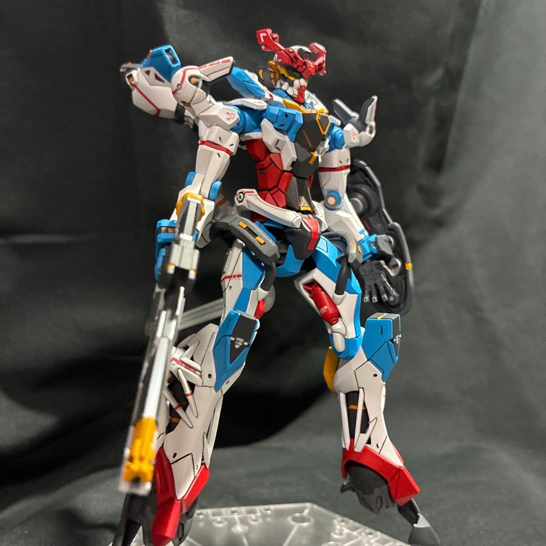 HG ジークアクス　塗装　完成品　＋ジャイアントガトリングセット
