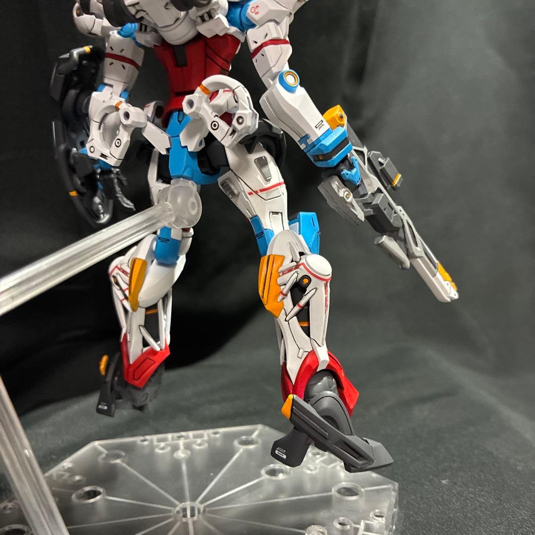 HG ジークアクス　塗装　完成品　＋ジャイアントガトリングセット