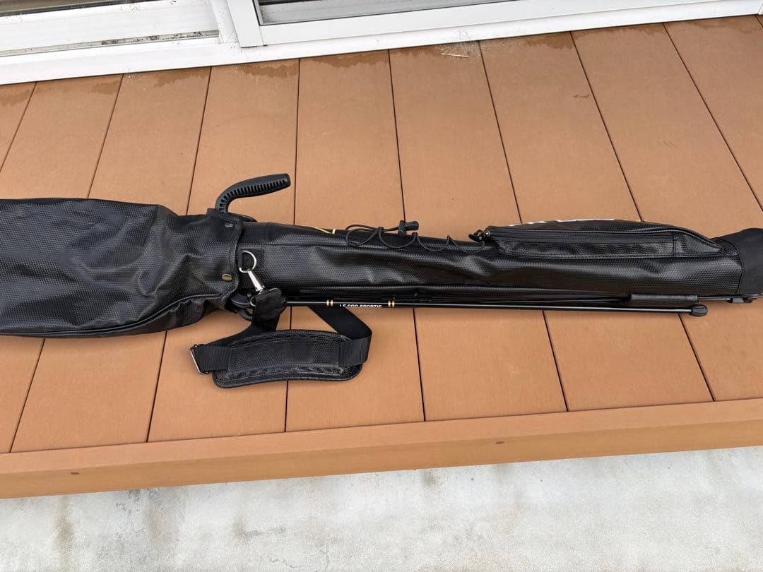 【美品】FR LSG 82 セルフスタンドゴルフバッグ 黒（ルコック）