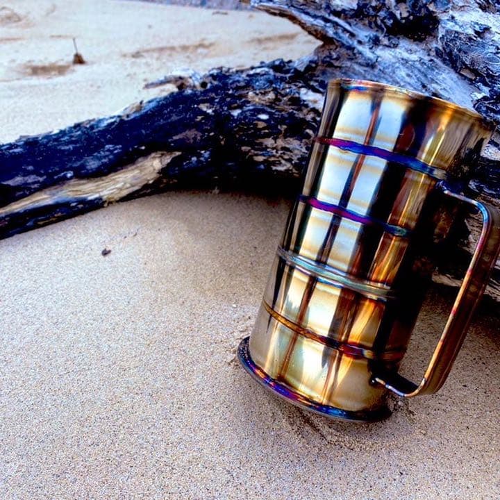 ハンドメイドステンレスジョッキ