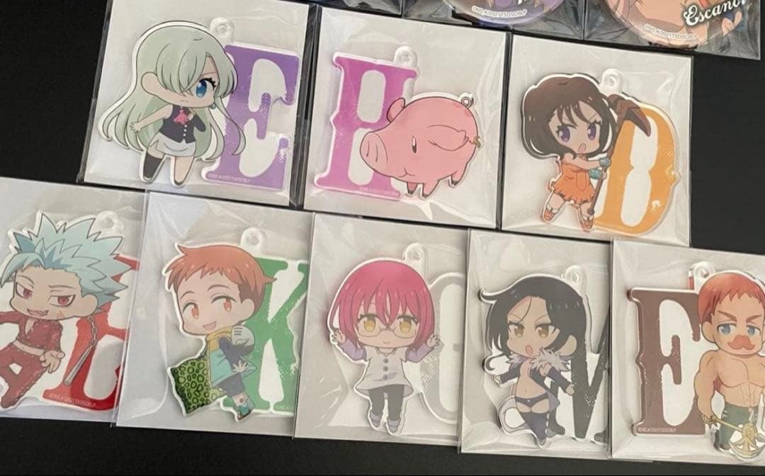 劇場版 七つの大罪 光に呪われし者たち 缶バッジ アクキー 映画 限定 グッズ