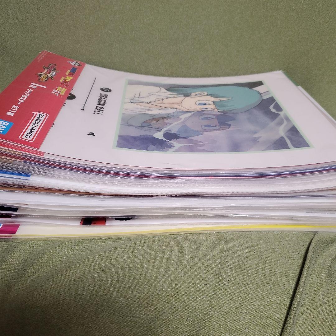 一番くじ　ドラゴンボール　ビジュアルボード・ビジュアルシート　85枚セット　大量