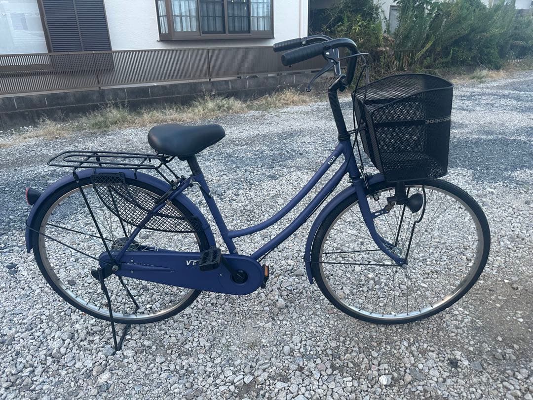 シティサイクル ネイビー メッシュバスケット付き