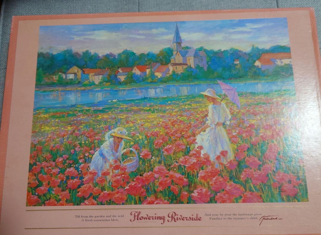 リン・ゲルテンバック　フラワリング・リバーサイド ジグソーパズル1000ピース