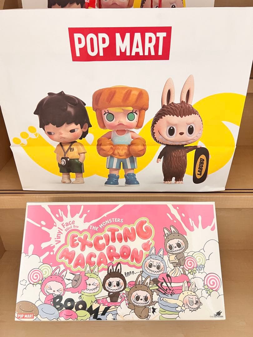POPMART LABUBU THE MONSTERS マカロンぬいぐるみ