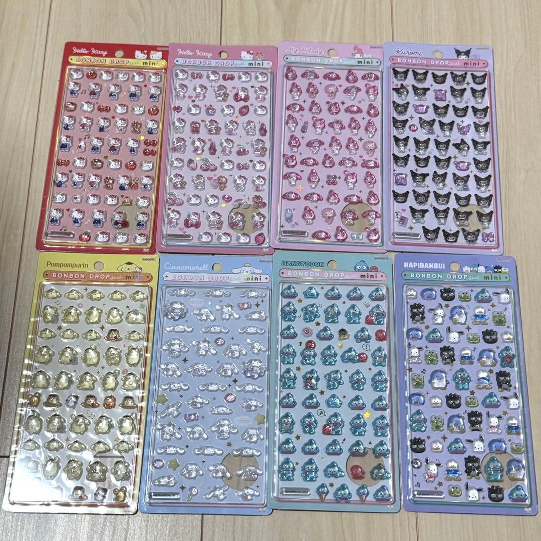 サンリオ　ボンボンドロップシール　ミニ