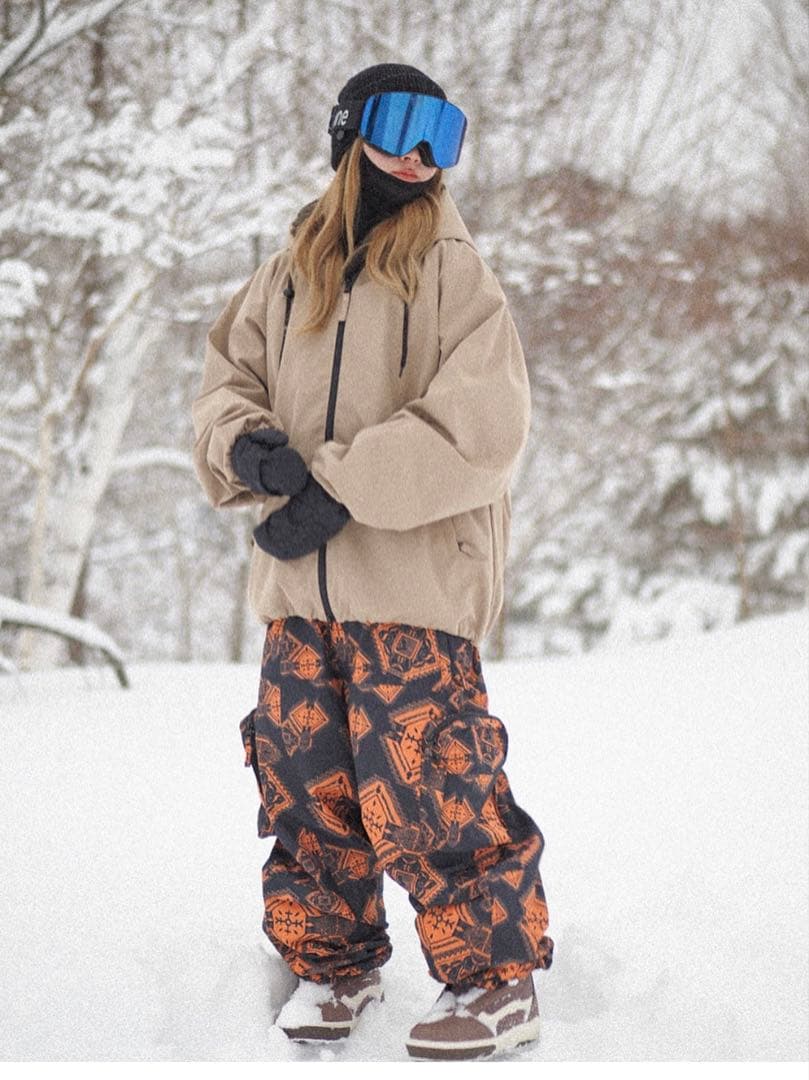 MAHF レディース 2WAY スノーウェアパンツ