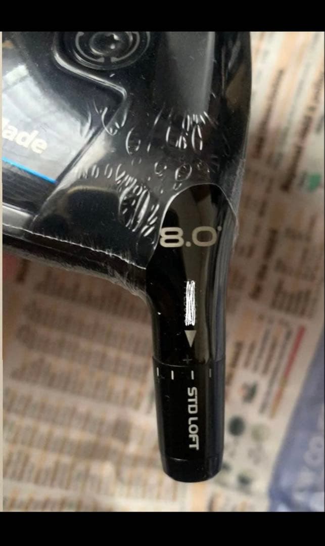 p*4様 ツアー支給品 新品 Qi10 バージョン2 8° dot +刻印