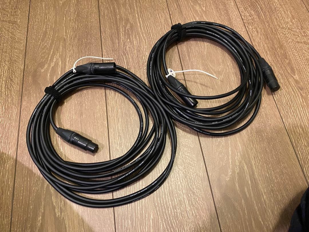 CANARE 4E6S 7m 2本 NEUTRIK XLR マイクケーブル ①